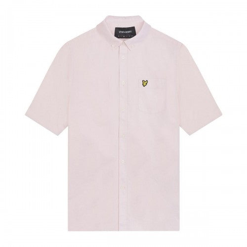 Front - Lyle & Scott Mens Oxford Short-Sleeved Shirt