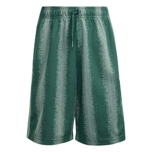 Front - Adidas Originals Boys Minecraft Loose Fit Shorts