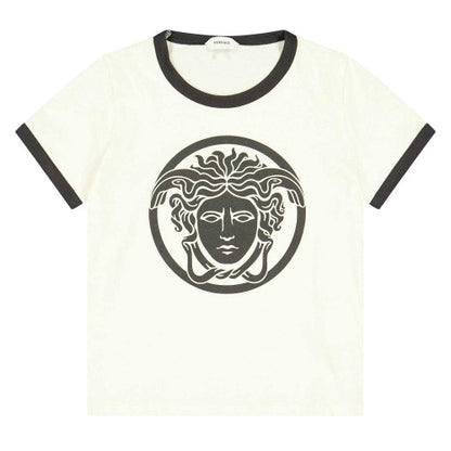 Front - Versace Childrens Kids Iconic Medusa T-Shirt