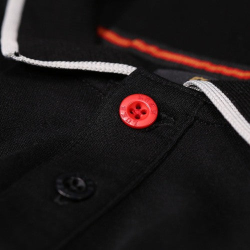 Front - Luke 1977 Mens Meadtastic Long-Sleeved Sport Polo Shirt