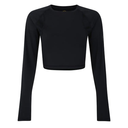 Front - Umbro Womens/Ladies Pro Training Long-Sleeved Crop Top