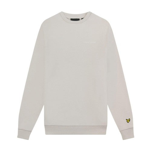 Front - Lyle & Scott Childrens/Kids Script Crew Neck Sweatshirt