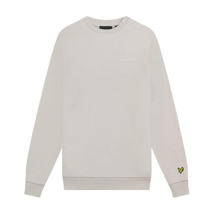 Front - Lyle & Scott Childrens/Kids Script Crew Neck Sweatshirt