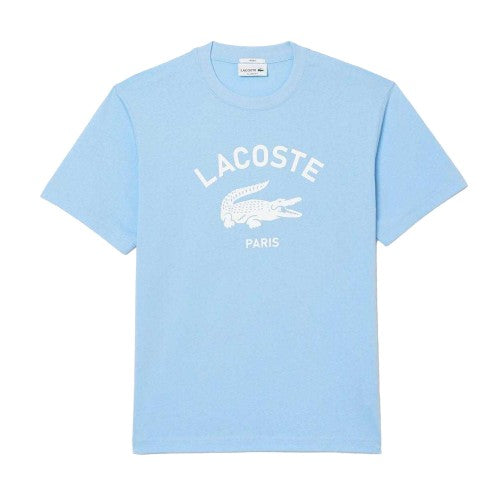 Front - Lacoste Unisex Adult Printed Signature Cotton T-Shirt