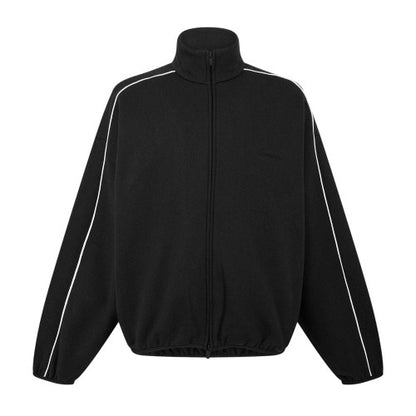 Front - Fear Of God Essentials Mens Fleece Relaxed Fit Tracksuit Top