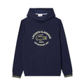 Front - Lacoste Mens Fleece Lounge Hoodie