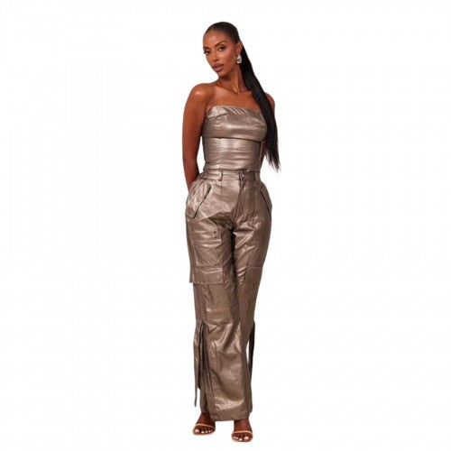 Front - Mars The Label Womens Zeda Cargo Trousers