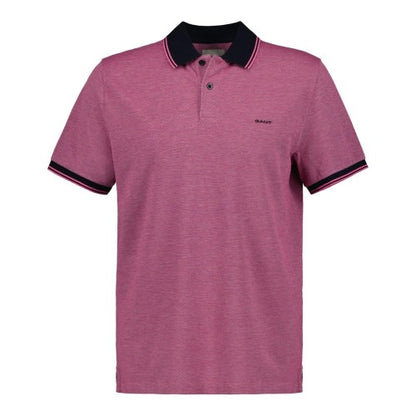 Front - Gant Mens 4-Color Oxford Polo Shirt