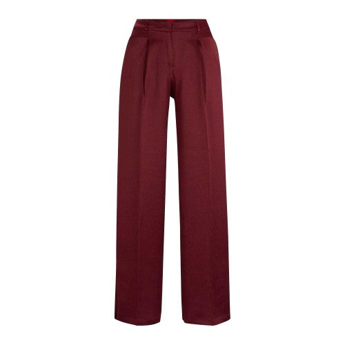 Front - Hugo Boss Womens/Ladies Haroti-1 Regular Trousers