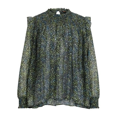 Front - Hugo Boss Womens/Ladies Georgette Regular Blouse