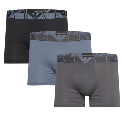 Front - Emporio Armani Mens Boxer Shorts (Pack of 3)