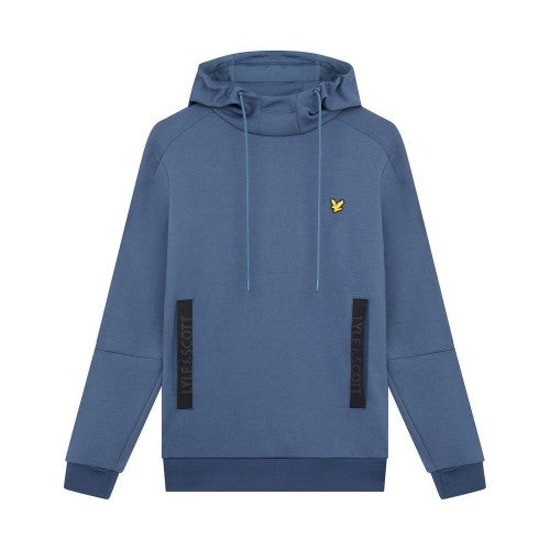 Front - Lyle & Scott Mens Branded Pocket Hoodie