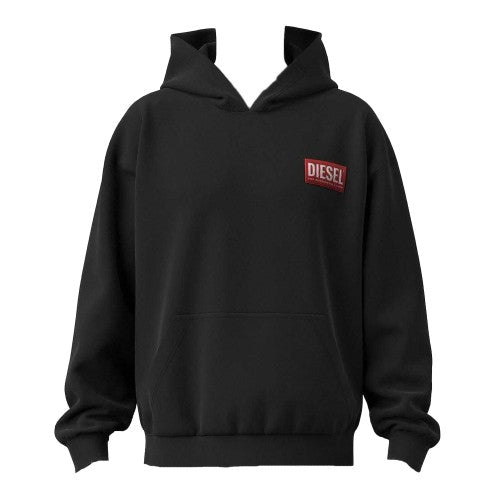 Front - Diesel Mens S-Nlabel Hoodie