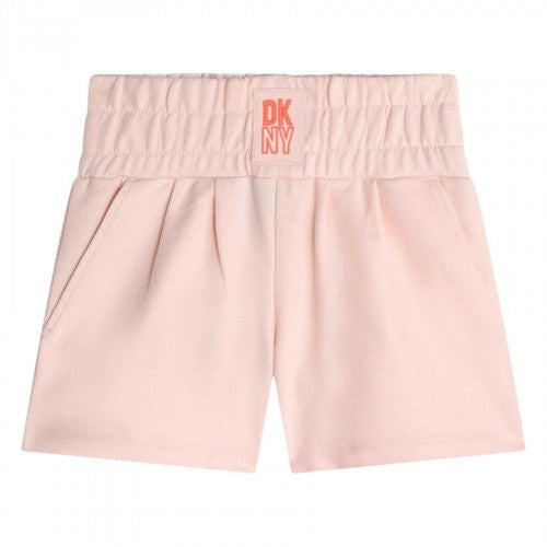 Front - DKNY Girls Sweat Shorts