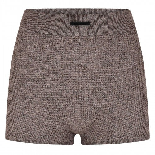 Front - Fear Of God Essentials Womens Waffle Fleece Shorts