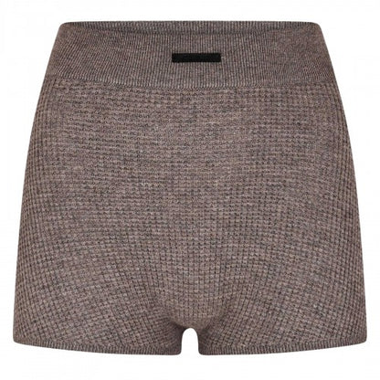 Front - Fear Of God Essentials Womens Waffle Fleece Shorts