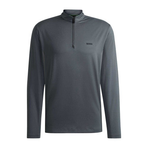 Front - Hugo Boss Mens Logo Reflective Sweatshirt