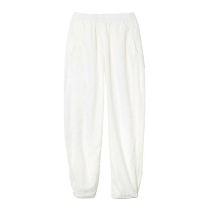 Front - Lacoste Womens/Ladies Nylon Wide Leg Jogging Bottoms