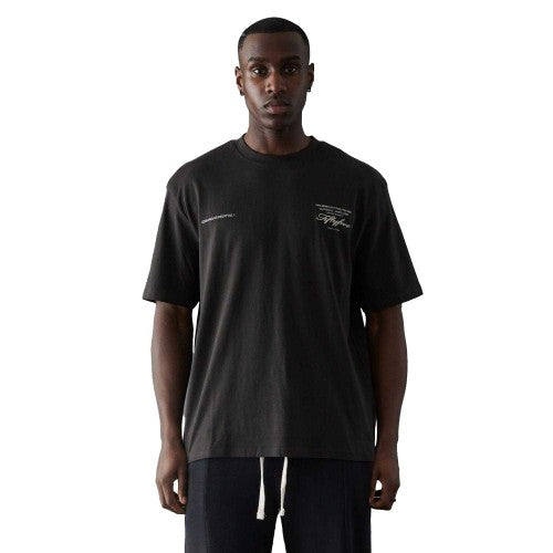 Front - Fiftyfive Mens Bourges Crew Neck T-Shirt