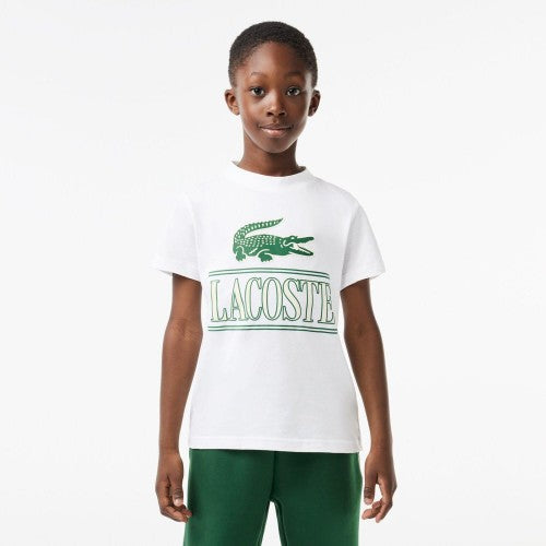 Front - Lacoste Childrens/Kids Logo T-Shirt