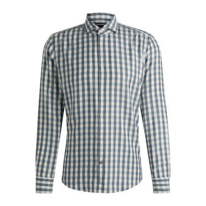 Front - Boss Mens C-Hal Casual Shirt