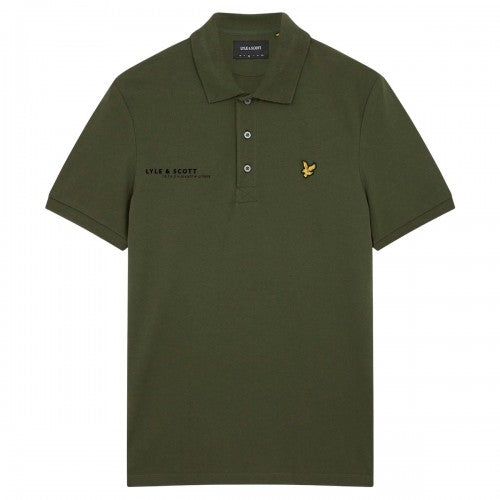 Front - Lyle & Scott Mens Coordinates Polo Shirt