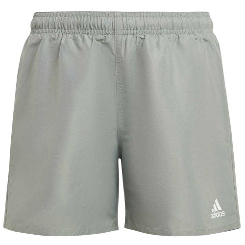Front - Adidas Boys Classic Badge Sport Swim Shorts