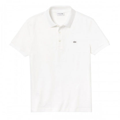Front - Lacoste Mens Pique Stretch Slim Polo Shirt