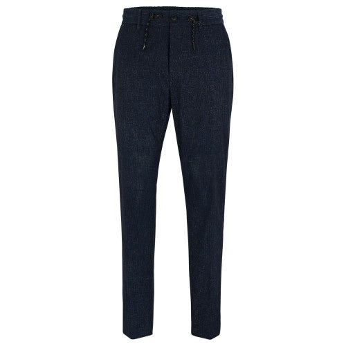 Front - Boss Mens Water Repellent Slim Trousers