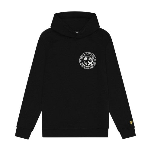 Front - Lyle & Scott Childrens/Kids Football Logo Hoodie