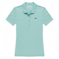 Front - Lacoste Womens/Ladies L.12.D Ribbed Slim Polo Shirt