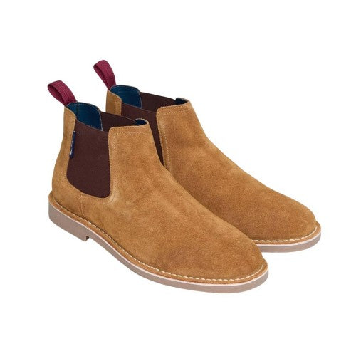 Front - Ben Sherman Mens Garcia Suede Chelsea Boots