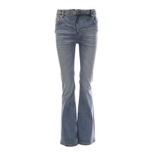 Front - Gant Womens/Ladies Flared Leg Jeans