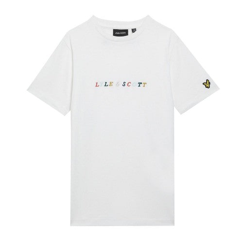 Front - Lyle & Scott Childrens/Kids Embroidered T-Shirt