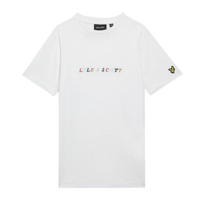 Front - Lyle & Scott Childrens/Kids Embroidered T-Shirt