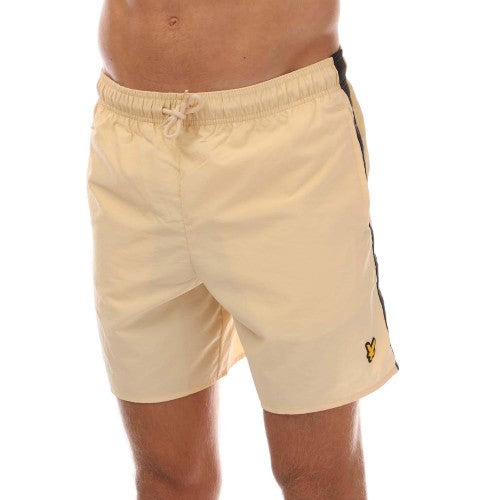 Front - Lyle & Scott Mens Branded Sports Swim Shorts