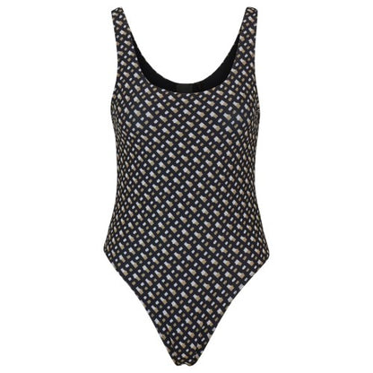 Front - Boss Womens/Ladies Mimi Monogram One Piece Swimsuit