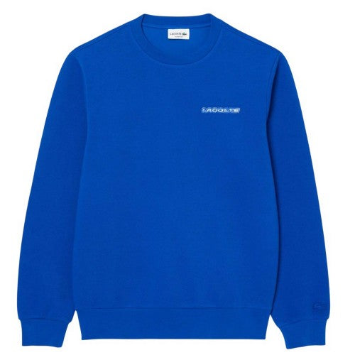 Front - Lacoste Mens Accent Pique Badge Sweatshirt