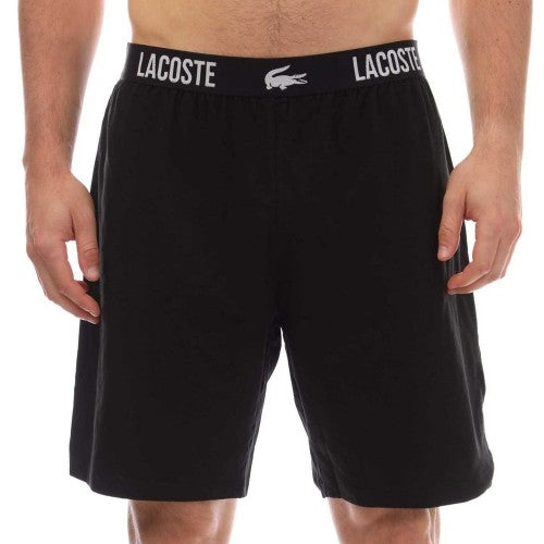 Front - Lacoste Mens Cotton Soft Pyjama Shorts