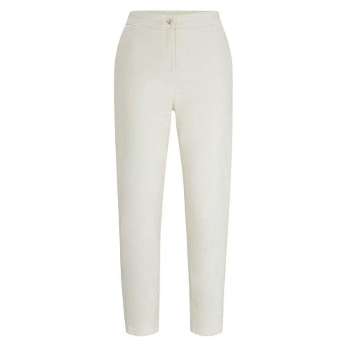 Front - Boss Womens/Ladies Tolinda-D Elasticated Waist Trousers