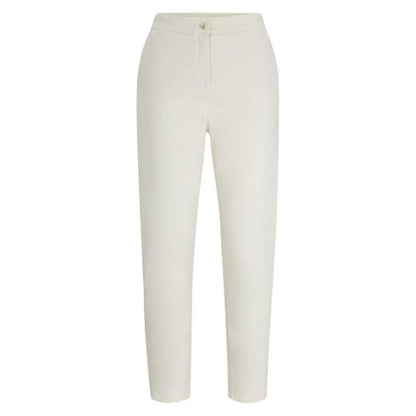 Front - Boss Womens/Ladies Tolinda-D Elasticated Waist Trousers