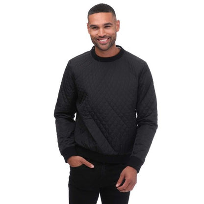 Front - Armani Mens Crew Neck Sweatshirt