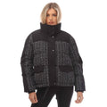 Front - Gant Womens/Ladies Tweed Down Jacket