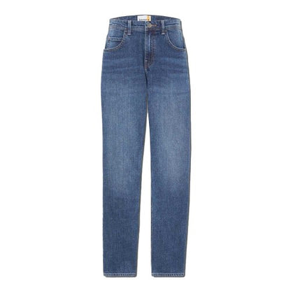 Front - Timberland Mens Sandown Leather Badge 5 Pockets Slim Jeans