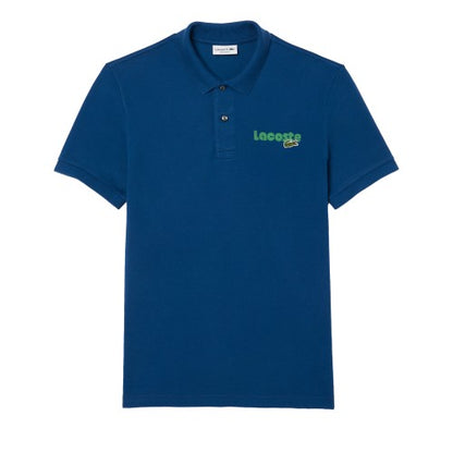 Front - Lacoste Mens L.12.12 Washed Regular Polo Shirt