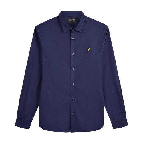 Front - Lyle & Scott Mens Poplin Slim Shirt