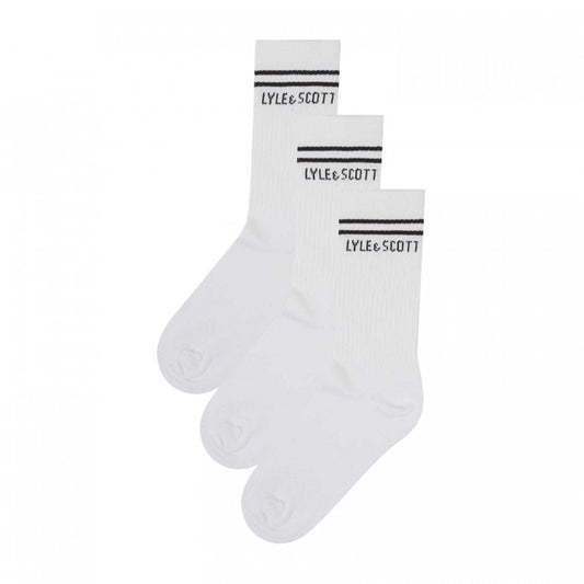 Front - Lyle & Scott Boys Sports Socks (Pack of 3)