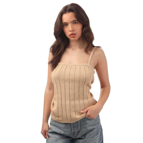 Front - Nobody´s Child Womens/Ladies Ribbed Camisole
