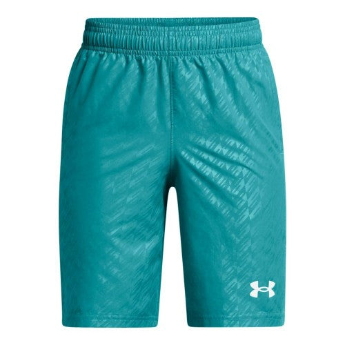 Front - Under Armour Childrens/Kids Woven Embossed Shorts