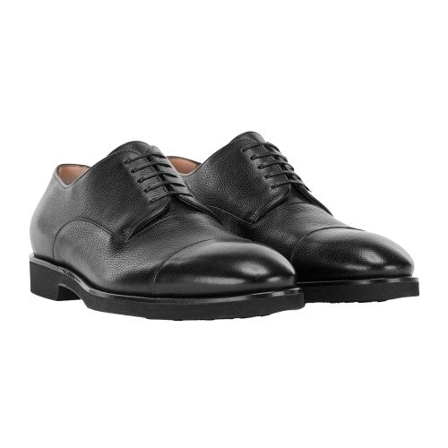 Front - Boss Mens Jerrard Leather Derby Shoes
